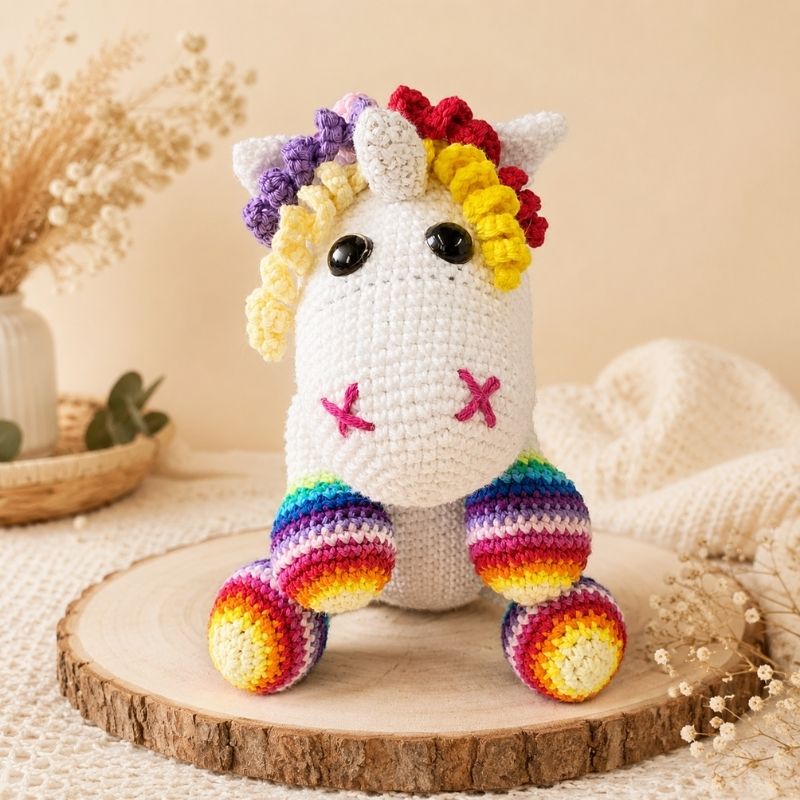 Häkelanleitung Einhorn Elli