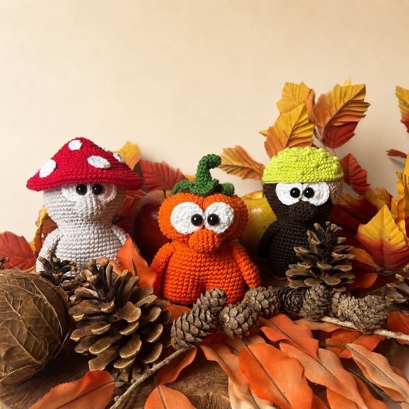 Häkelanleitung Herbsttrio