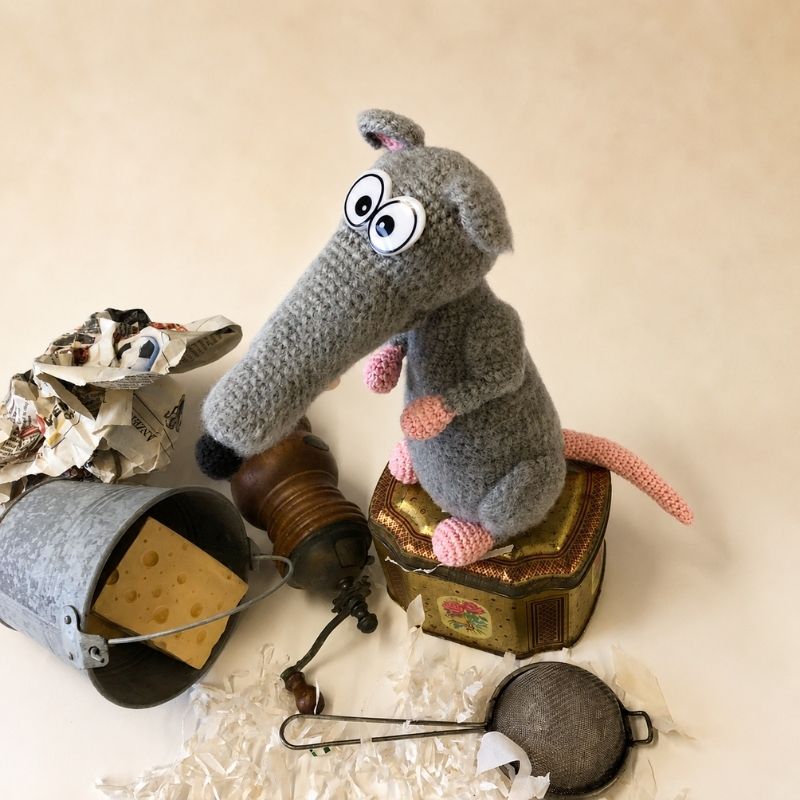 Häkelanleitung Ratte Randall