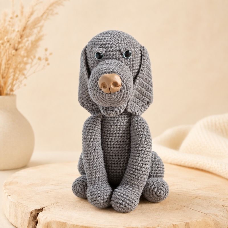 Häkelanleitung Weimaraner