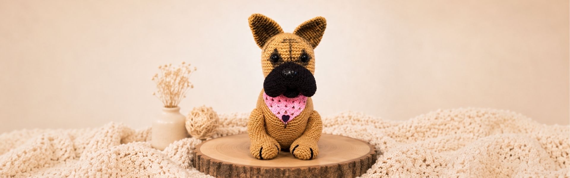 Häkelanleitung Französische Bulldogge Fiona von Jennys IdeenReich