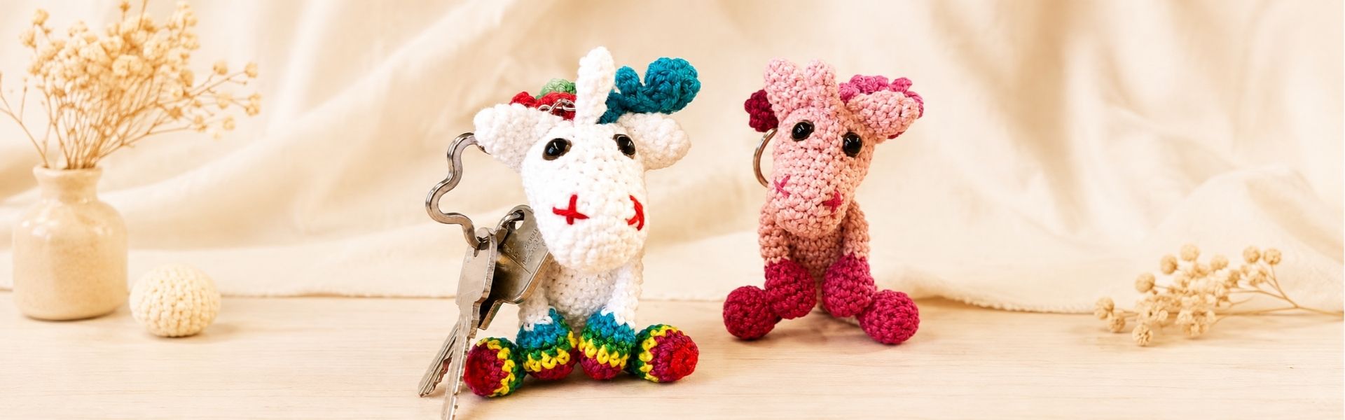Häkelanleitung Einhorn Schlüsselanhänger von Jennys IdeenReich