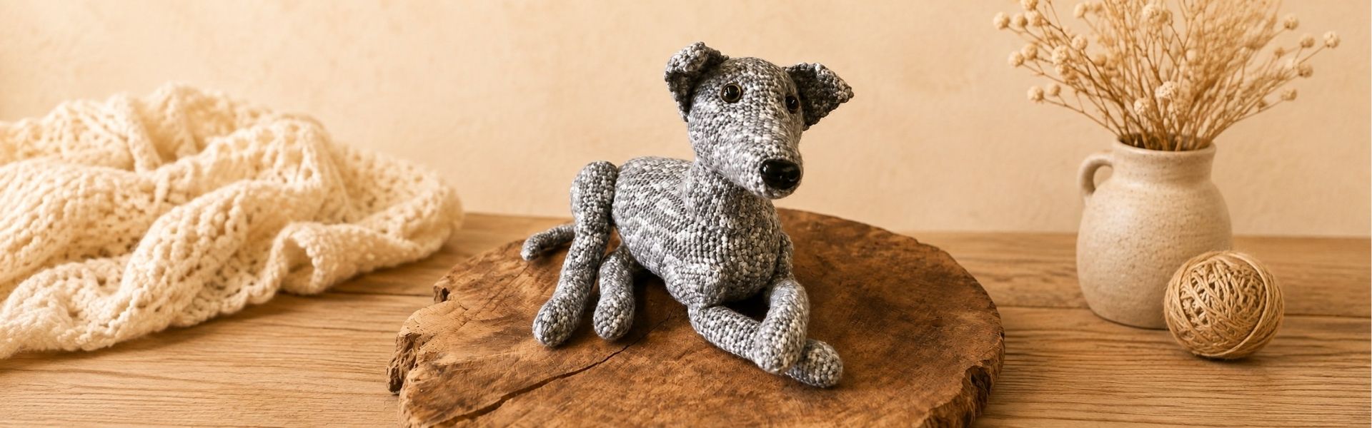 Häkelanleitung Galgo liegend von Jennys IdeenReich
