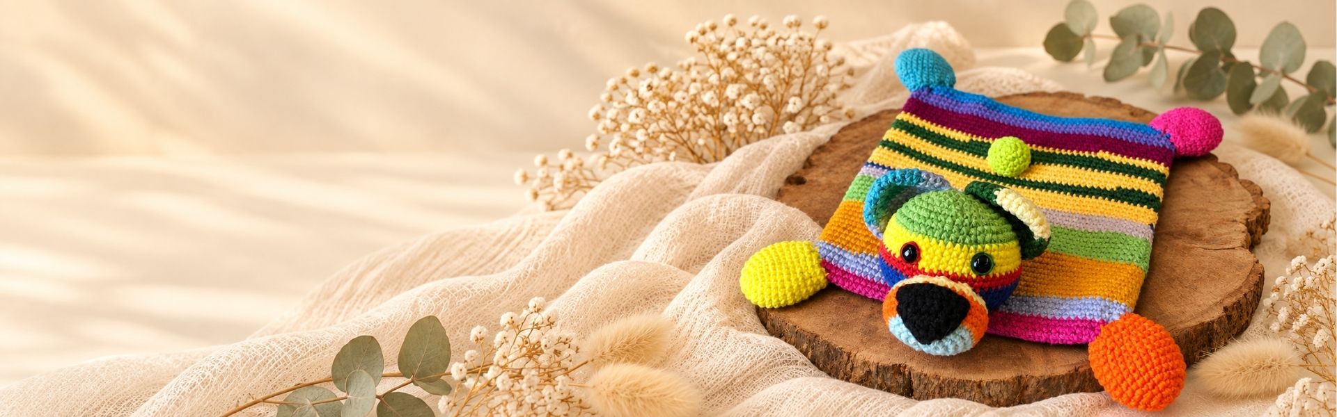 Häkelanleitung Schnuffeltuch Teddy von Jennys IdeenReich